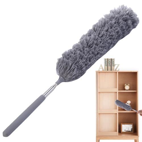 Staubwedel Teleskop Waschbar, Staubwischer Mikrofaser Bis 88cm Länge, Staubwedel Lang Ausziehbar Mikrofaser, Staubmagnet Verbiegbare Staubfänger Spinnenwebenentferner Für Hohe Decken Deckenventilator Staubwedel Teleskop Waschbar, Staubwischer Mikrofaser Bis 88cm Länge, Staubwedel Lang Ausziehbar Mikrofaser, Staubmagnet Verbiegbare Staubfänger Spinnenwebenentferner Für Hohe Decken Deckenventilator von Sucritude