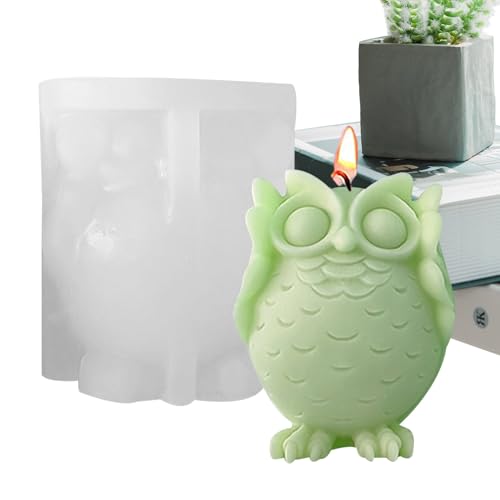 Sucritude 3D-Eulen-Silikonform, Eulen-Harzform | Flexible Silikonform Seifenform | Kerzenform, antihaftbeschichtete Gießform aus Kunstharz zum Basteln von Seifenkerzen in Eulenform Sucritude 3D-Eulen-Silikonform, Eulen-Harzform | Flexible Silikonform Seifenform | Kerzenform, antihaftbeschichtete Gießform aus Kunstharz zum Basteln von Seifenkerzen in Eulenform von Sucritude