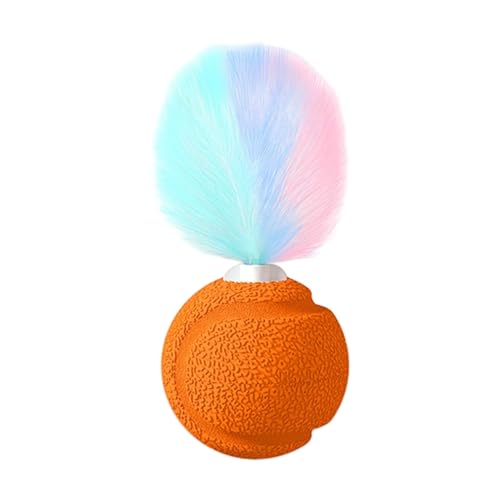 Sucritude Ball mit Federn | Kätzchen Spielball Mit Geräusch - Hüpfendes Spielzeug Zur Bewegung Und Unterhaltung Gegen Langeweile Für Wohnungskatzen Sucritude Ball mit Federn | Kätzchen Spielball Mit Geräusch - Hüpfendes Spielzeug Zur Bewegung Und Unterhaltung Gegen Langeweile Für Wohnungskatzen von Sucritude