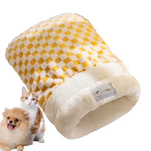 Sucritude Haustier Schlafsack | Winter Katzenbett Wärme - Warmes Dickes Waschbares Kuschelhöhle Für Katzen Welpen Kleintiere Schlafen Winterherbst Indoor Sucritude Haustier Schlafsack | Winter Katzenbett Wärme - Warmes Dickes Waschbares Kuschelhöhle Für Katzen Welpen Kleintiere Schlafen Winterherbst Indoor von Sucritude