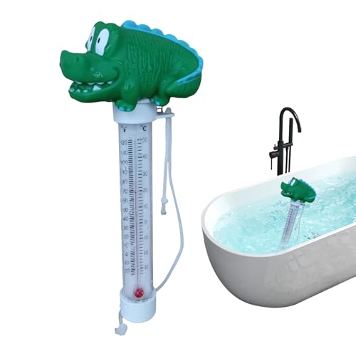 Sucritude Schwimmendes Poolthermometer - Poolthermometer Zur Wassertemperatur Überwachung - Leicht Ablesbarer Temperaturmesser für Badewannen Whirlpools und Spas von Sucritude
