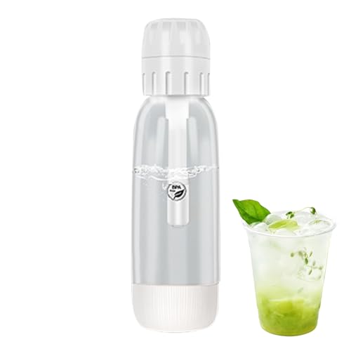 Sucritude Sprudelwasserbereiter Gerät - Sprudelgerät Für Sodawasser,Mit Flasche Und Zubehör Für Bläschengetränke Design Für Getränkebar Küche Partys Outdoor Cocktail von Sucritude