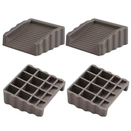 Sucritude Stabile Türstopper - Rutschfester Türstopper Halter - Rutschfester 4 Stück Zweiseitiger Haltekeil Für Wohnung Haus Und Hotelzimmer von Sucritude