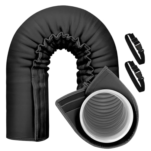 Sucritude Tragbare Klimaanlagen-Schlauch Isolierabdeckung | Abgasschlauch Isolierhülle,Passend Für Bis 15 Cm Durchmesser Abzugslüftung Zubehör Garage Wohnung Gewerbe Haus Sucritude Tragbare Klimaanlagen-Schlauch Isolierabdeckung | Abgasschlauch Isolierhülle,Passend Für Bis 15 Cm Durchmesser Abzugslüftung Zubehör Garage Wohnung Gewerbe Haus von Sucritude