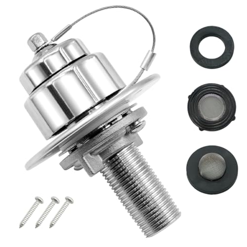 Sucritude Wassereinlass Für Wohnmobile | Wasserschlauch-Adapter Austausch Für Reisemobil - Dichtungsoptimierter Präzisionsanschluss für Outdoor-Aktivitäten von Sucritude