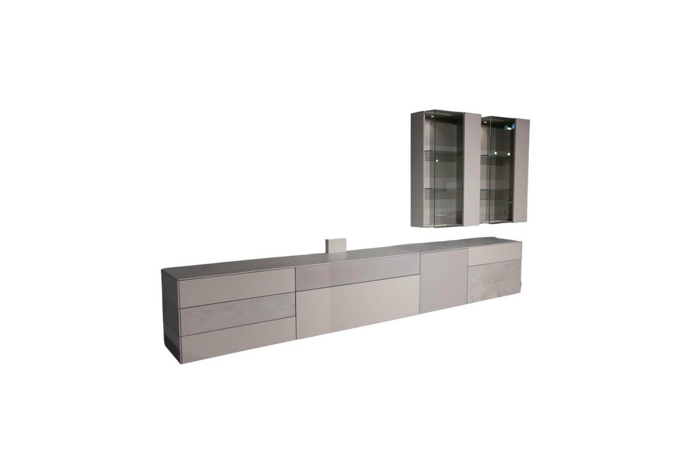 Sudbrock Anbauschrank Wohnwand Obuc Cubo Glattlack Muschelgrau Grau Keramik Sudbrock Anbauschrank Wohnwand Obuc Cubo Glattlack Muschelgrau Grau Keramik von Sudbrock
