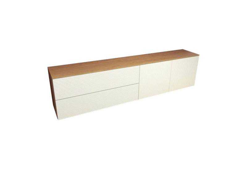 Sudbrock Sideboard Hänge-Sideboard Cubo Korpus 420 Glattlack Verkehrsweiß von Sudbrock