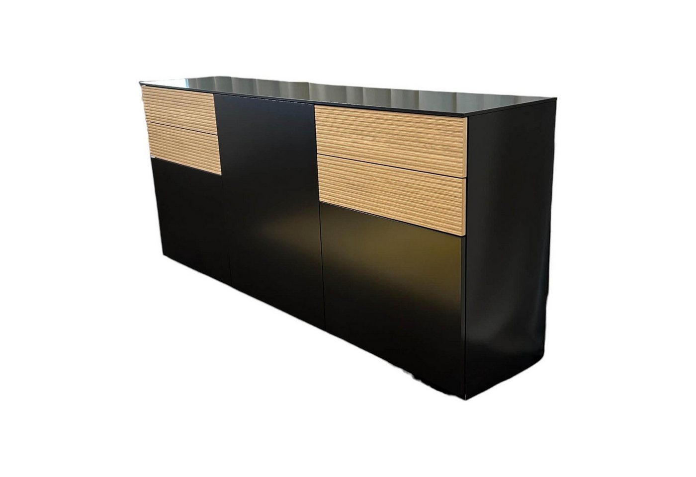 Sudbrock Sideboard Sideboard Cubo Lack Onygrau Schublade Wildeiche Mit Pushpull Sudbrock Sideboard Sideboard Cubo Lack Onygrau Schublade Wildeiche Mit Pushpull von Sudbrock