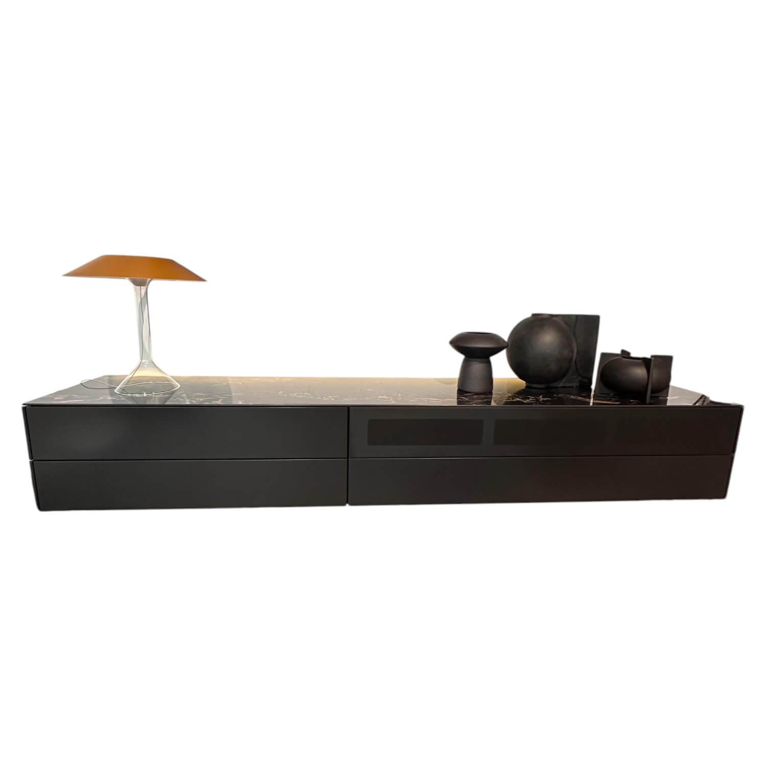 Tv Lowboard Cubo Glattlack Cosmos 436 Anthrazit Abdeckplatte Keramik Marmor Schw... Tv Lowboard Cubo Glattlack Cosmos 436 Anthrazit Abdeckplatte Keramik Marmor Schw... von Sudbrock
