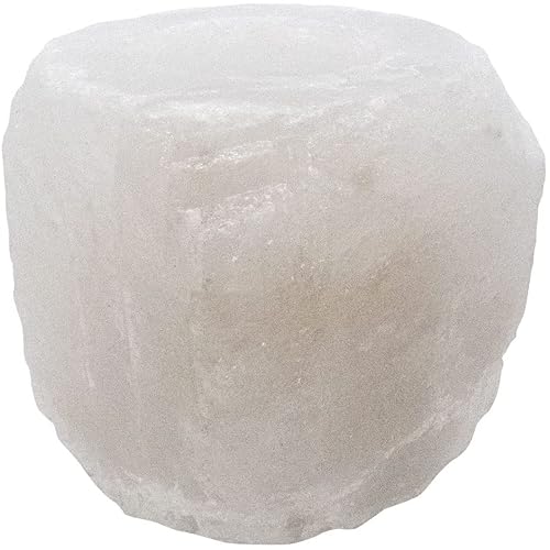SudoreWell® Salzkristall Teelicht Teelichthalter Natur Halit aus der Salt Range Pakistan von SudoreWell