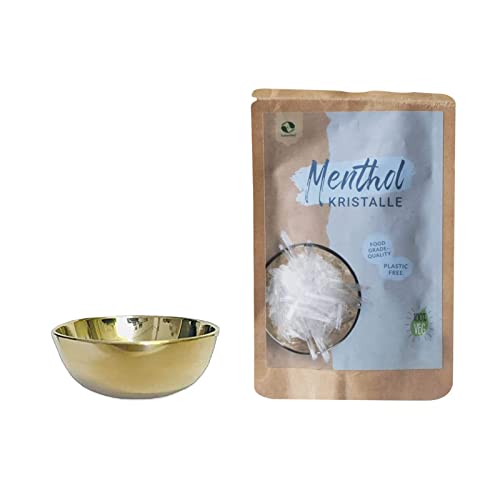 SudoreWell® Sauna Verdampferschale klein Ø 5cm / 2cm hoch plus 25g SudoreWell Menthol Kristalle von SudoreWell