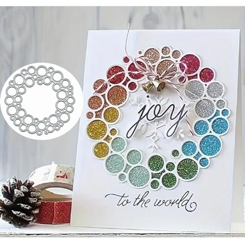 Runde Kreise Schichten Metall Stanzformen Geburtstag Weihnachten Runde Blasen Stanzformen Stanzschablonen für DIY Scrapbooking Dekorative Prägepapier Scrapbooking Kartenherstellung Runde Kreise Schichten Metall Stanzformen Geburtstag Weihnachten Runde Blasen Stanzformen Stanzschablonen für DIY Scrapbooking Dekorative Prägepapier Scrapbooking Kartenherstellung von Suds&WH