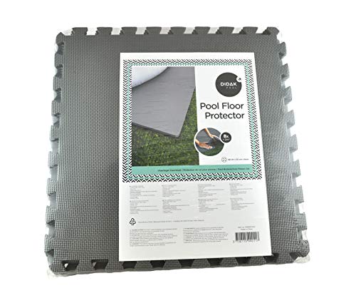 Sudsty Didak Pool Bodenmatte, grau von Sudsty