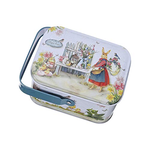 Sue Supply Weißblech Candy Box Aufbewahrung Bonbonkeks Tragbares Weißblech Candy Geschenk Leere Dosen Candy Box, für Kekse, Süßigkeiten, Schmuck, Dekorationen von Sue Supply