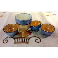 Luster Ware Eierbecher/Nuss Oder Salzschalen 3 Luster Ware Eierbecher/Nuss Oder Salzschalen 3 von SueBearsAttic