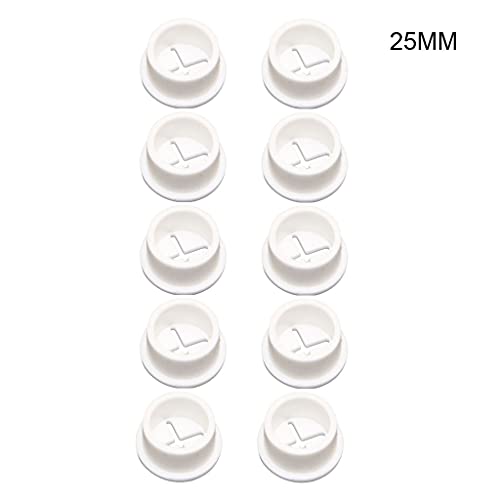 10 PCs Kabelkabel TEIL SILICONE Kabelabdeckung Möbel Loch Für Büro PC Schreibtisch Versteckt Kabel Draht Für Proteci Möbellochkappen Schwarz Weiß Gelb von SueaLe
