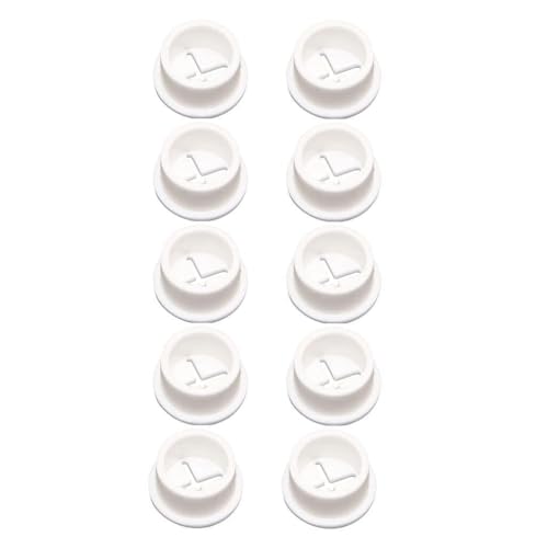 10 PCs Kabelkabel TEIL SILICONE Kabelabdeckung Möbel Loch Für Büro PC Schreibtisch Versteckt Kabel Draht Für Proteci Möbellochkappen Schwarz Weiß Gelb von SueaLe