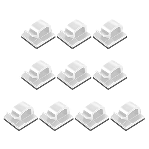 10pcs Outdoor Kabelclips Mit Klebebändern Saitenleuchten Halterhalter Für LED Schnur Home Office Declue Kleber Selbstkleber Drahtklammern von SueaLe