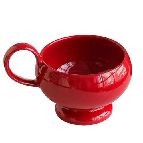 280 Keramik Kaffeetasse Mit Einzigartiger Form Und Tragbarem Getränkegetränke Ideal Für Studenten Und von SueaLe