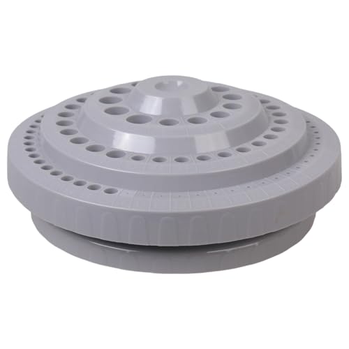 360 Rotationsbohrer Bit Speichergehäuse Runde Form Hartplastik Organizer Ständer 100-Loch Aufbewahrungsbox Organisieren Runde Form Hartplastik Organizer von SueaLe