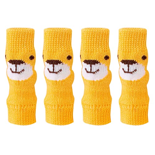 4 PCs Hundekatze Socken Strickknieholfen Beschützer Für Innennotikeln. Strick Haustier Mehrer Größen Haustierhundpolster Um Kratzen Für Kleine Mittelgroße Hundejungen Zu Verhindern 4 PCs Hundekatze Socken Strickknieholfen Beschützer Für Innennotikeln. Strick Haustier Mehrer Größen Haustierhundpolster Um Kratzen Für Kleine Mittelgroße Hundejungen Zu Verhindern von SueaLe