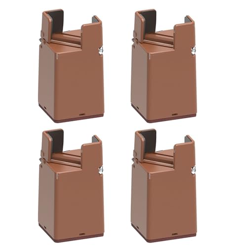 4PCS Verstellbare Stuhl Risers Möbel Erhöhten Fußpolster Bett Tisch Raise Füße Bein Auftrieb Raiser Dauerhafte Fußpolster Ertragen von SueaLe