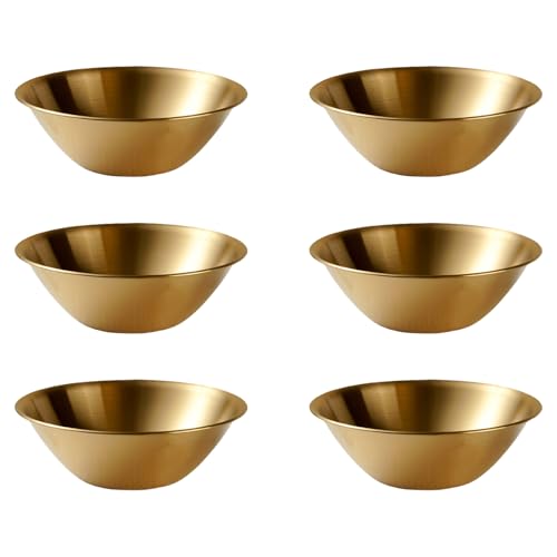 6PCS Edelstahl Steels Restaurant Snacks Bowl V SHAPE MISCHEN SALT SCHWEISE KITCHE SERSTELLEN SCHWEIS FÜR FÜR FÜR FÜR RESTER von SueaLe