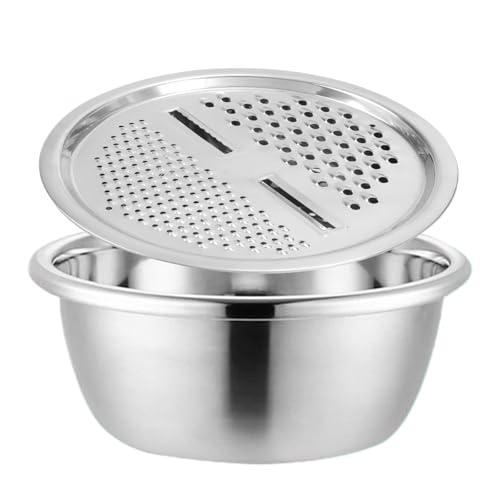 Edelstahl Küchenbecken Set Praktische Küche Colander Küche Sorge Schüssel Perfekt Für Bequemes Kochen von SueaLe