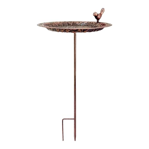 Einfach Zu Reinigendem Eisenvogel Badewässerung Für Garten Winterfestes Design Dekoratives Stehbecken Freien Vogelbad Vintage Metall Für Garten von SueaLe