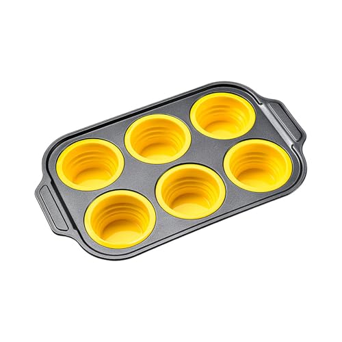 Faltbare 12 Tasse Silikon Muffins Tablett Unstall von SueaLe