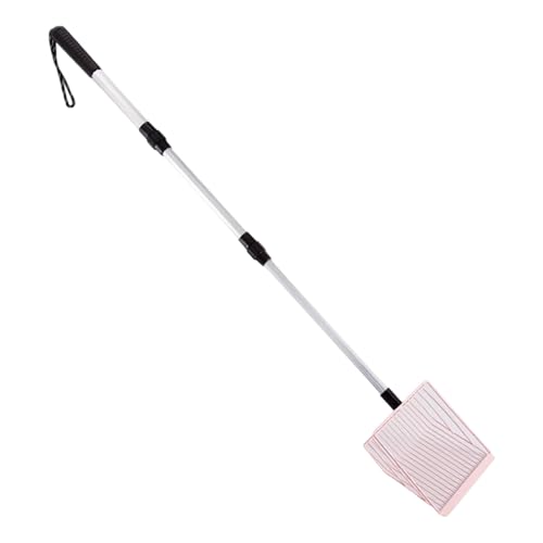 Katzenstrauder Schaufel Glattes Metall Sifter Hollow Shovel Metallgriff Poop Sieben Kätzchen Poop Scooper Teleskop Katzen Katzentrupper Schaufel von SueaLe