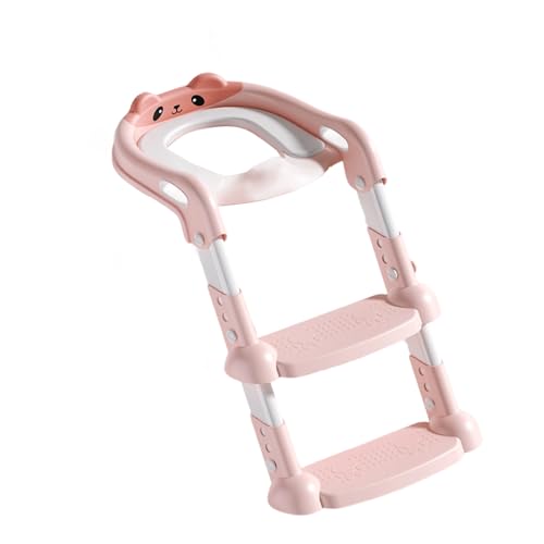 Klapptoilettentraining Sitzstuhl Für Kinder Soft/Hard Pad Schritt Leiter Nonslip Treads Grip 50 Kg Ladungskapazität Tragbarer Kleinkind Toilettentraininghocker von SueaLe