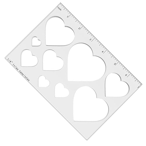 Klare Acryl Inlay Vorlage Mit Dreieck Oder Herz Designs Router Schablone Für Dekorative Holzbearbeitungsprojekte Tool von SueaLe