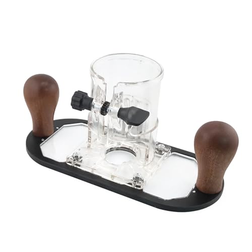 Klare Acryl Trimmer Basisstabilisatoren Für 65 Mm Router Fester Aluminiumrahmen Und Holzgriff Verbesserung Der Steuerung Des Holzgriffs Router Basis Für Stabilität Klare Acryl Trimmer Basisstabilisatoren Für 65 Mm Router Fester Aluminiumrahmen Und Holzgriff Verbesserung Der Steuerung Des Holzgriffs Router Basis Für Stabilität von SueaLe