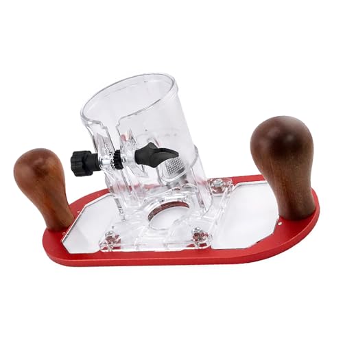 Klare Acryl Trimmer Basisstabilisatoren Für 65 Mm Router Fester Aluminiumrahmen Und Holzgriff Verbesserung Der Steuerung Des Holzgriffs Router Basis Für Stabilität Klare Acryl Trimmer Basisstabilisatoren Für 65 Mm Router Fester Aluminiumrahmen Und Holzgriff Verbesserung Der Steuerung Des Holzgriffs Router Basis Für Stabilität von SueaLe
