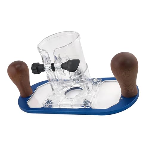Klare Acryl Trimmer Basisstabilisatoren Für 65 Mm Router Fester Aluminiumrahmen Und Holzgriff Verbesserung Der Steuerung Des Holzgriffs Router Basis Für Stabilität Klare Acryl Trimmer Basisstabilisatoren Für 65 Mm Router Fester Aluminiumrahmen Und Holzgriff Verbesserung Der Steuerung Des Holzgriffs Router Basis Für Stabilität von SueaLe