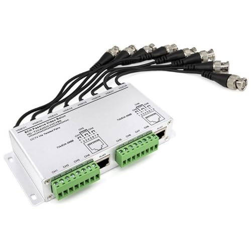 Kosteneffekte 8 Passive Video Balun Für CCTV Mit ExtendedRange Benötigen Keine Stromversorgungsdauer Signale Sender von SueaLe
