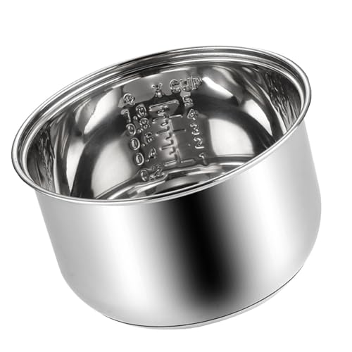 Lebensmittelqualität 304 Edelstahl Innentöpfe Ersatzpfanne In Der Schüssel Mit Nicht Schicht Schicht Reiskocherzubehör Leitfähige Basis Reiskocher Schüssel von SueaLe