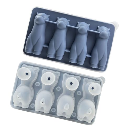 Lebensmittelqualität Silikon Eisschale Schöne Alpakas Form Eisform Wiederverwendbar von SueaLe