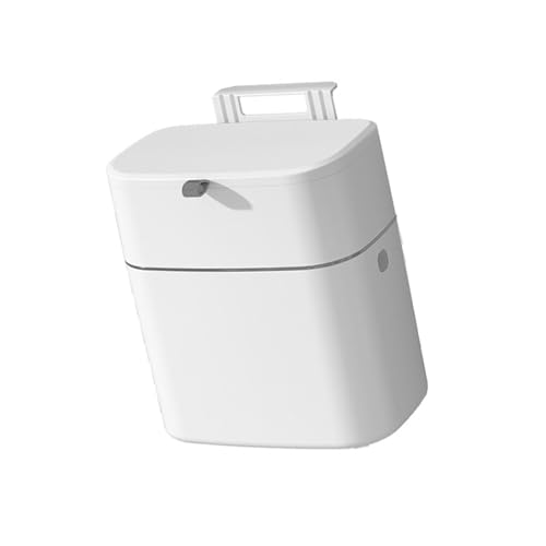 Leckschutz 8L 10L Hanging Küchenkomposts Bin Arbeitsplatte Mülleimer Für Innenabfallbewirtschaftung Weißer Kompostsbehälter Mit Hängenden Design Leckschutz 8L 10L Hanging Küchenkomposts Bin Arbeitsplatte Mülleimer Für Innenabfallbewirtschaftung Weißer Kompostsbehälter Mit Hängenden Design von SueaLe
