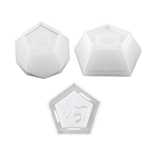 Nicht Stick Dices Formbehälterform Epoxidharz Silikon Ornament Tool Für Aufbewahrungsbox Candlestick Container Silikon Backwerkzeuge Kuchen Dekorieren von SueaLe