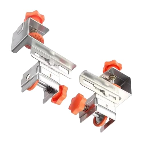 Paar Von MultipuProse Schubladen Panelverbindungselementen Robuster Edelstahl Hardware Für Home Office Aufbewahrungslösung Küchenschrank Schubladenfixierklemmen von SueaLe