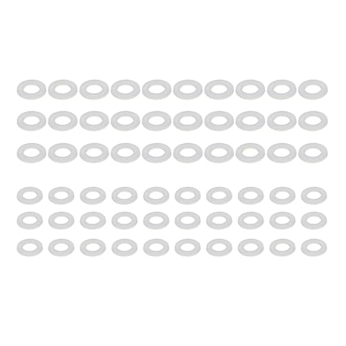 Packung Von 60 Nylon Waschmaschinen Möbelbauteile Weiße Robuste Abstandshalter Für Handwerksprojekte Und Professionelle Reparaturen von SueaLe