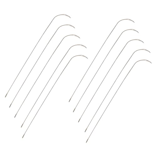 Professionelle 10 Teilige Gebogene Perlennadel Set Vergrößerte Augendesigns Mühelose Fäden Für Schmuck Basteln Große Augenperlennadel Professionelle 10 Teilige Gebogene Perlennadel Set Vergrößerte Augendesigns Mühelose Fäden Für Schmuck Basteln Große Augenperlennadel von SueaLe