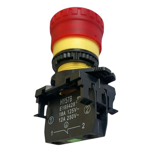 Runde Industrielle Pushbutton Switches Hy57B Notfälle Stopp Druckknopf Für Elektrische Anwendungen Die Runde Industrielle Pushbutton Dauern von SueaLe