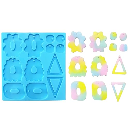Silikonanhänger Schimmelpilze Crafting Formen Schöne Ohrringe Formen Schmuckformen Perfekt Zum Herstellen Von Silikonform Für Ohrringe von SueaLe