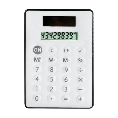 Solar Angetriebene Taschenrechner Leichter Mit Hohen Empfindlichkeitstasten Und Einfachen Mathematikfunktionen Taschenrechner Für Schüler von SueaLe