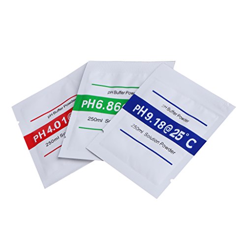 SueaLe 3 Pack Pufferkalibrierungslösung Pulver Für Einfache Und Präzise Kalibrierte Messertester 4.00/6.86/9.18 Ornament Decoratir SueaLe 3 Pack Pufferkalibrierungslösung Pulver Für Einfache Und Präzise Kalibrierte Messertester 4.00/6.86/9.18 Ornament Decoratir von SueaLe