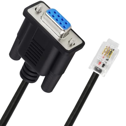 SueaLe DB9s Zu RJ9-Adapterkabel 4P4C Telefonkopf Pin Serienanschluss RS232-Verbindungskabel Signalkabel von SueaLe