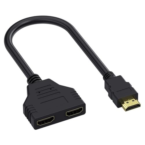 SueaLe HDTV Splitter Für Doppelmonitore Duplizierte 1080p HDTV Splitter 1 In 2 Out Für 1080p HDTV Projektoren Computer Computer von SueaLe